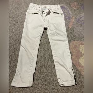 Toddler girl white jeans 3-4T